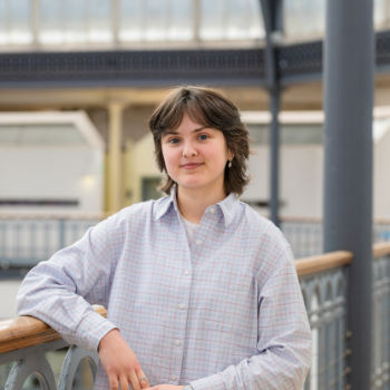 A photo of Maeve O'Boyle in the Briggait.