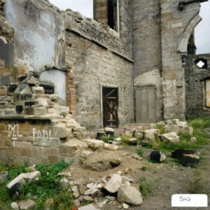 Ruined stone walls